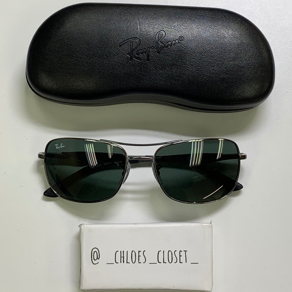 🕶️RB3515 Ray-Ban Men's Sunglasses with Case /EUB343🕶️ - Picture 1 of 8